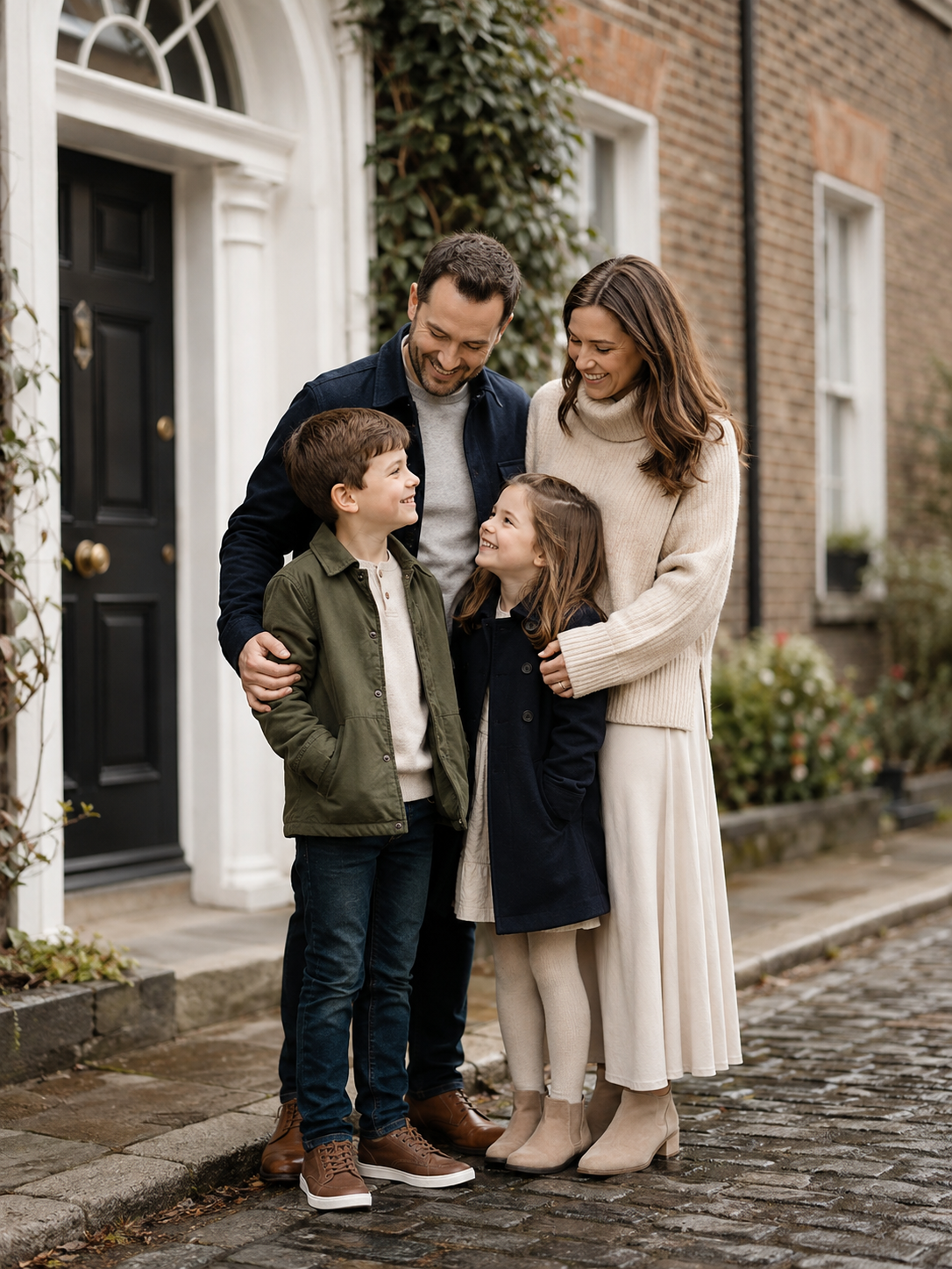 Family photography session in a private Dublin 22 studio